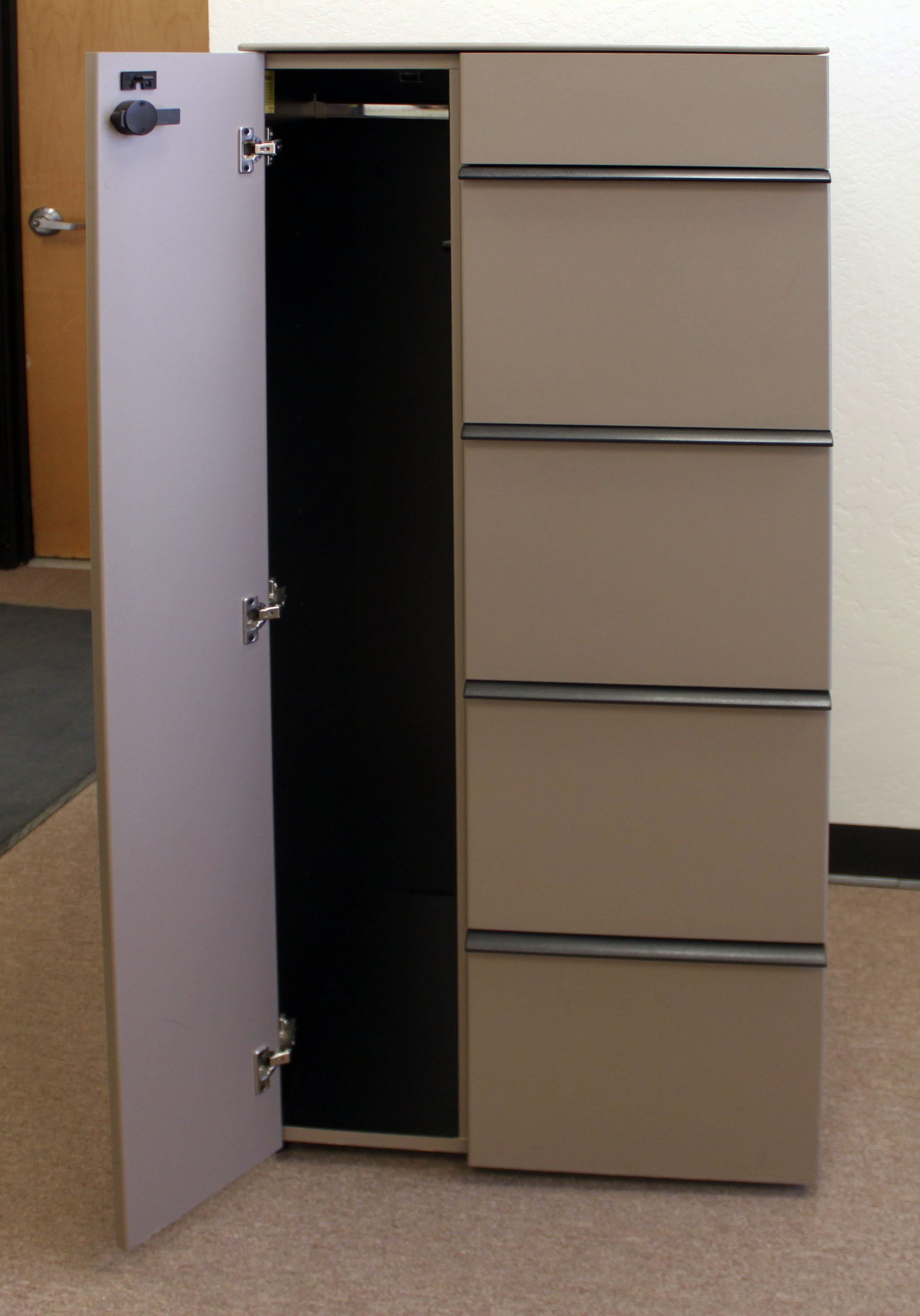 Knoll Right Vertical Used Sandstone Storage File Locker Tower