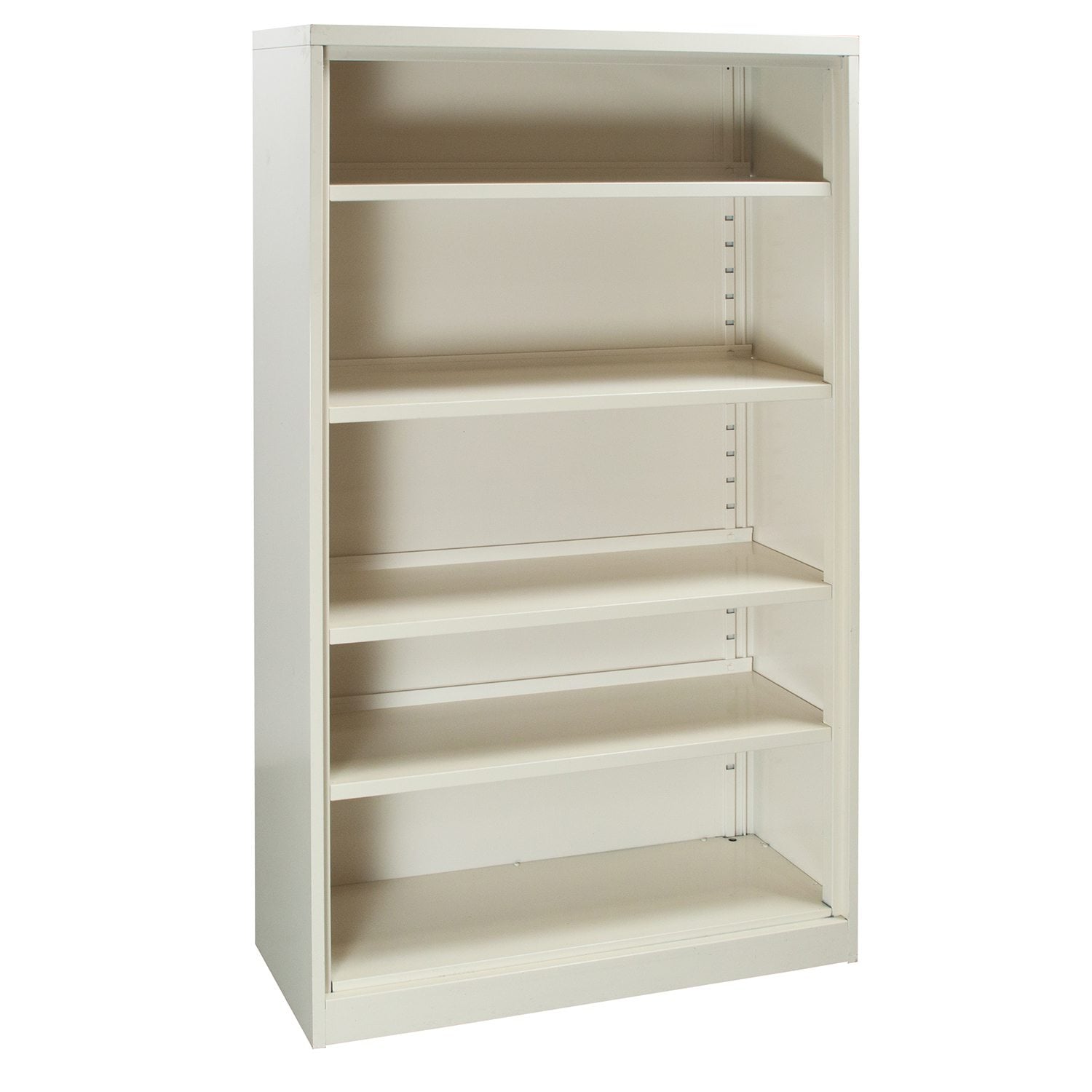 Steelcase Used 36 Inch 5 Shelf Bookcase, Creme National Office