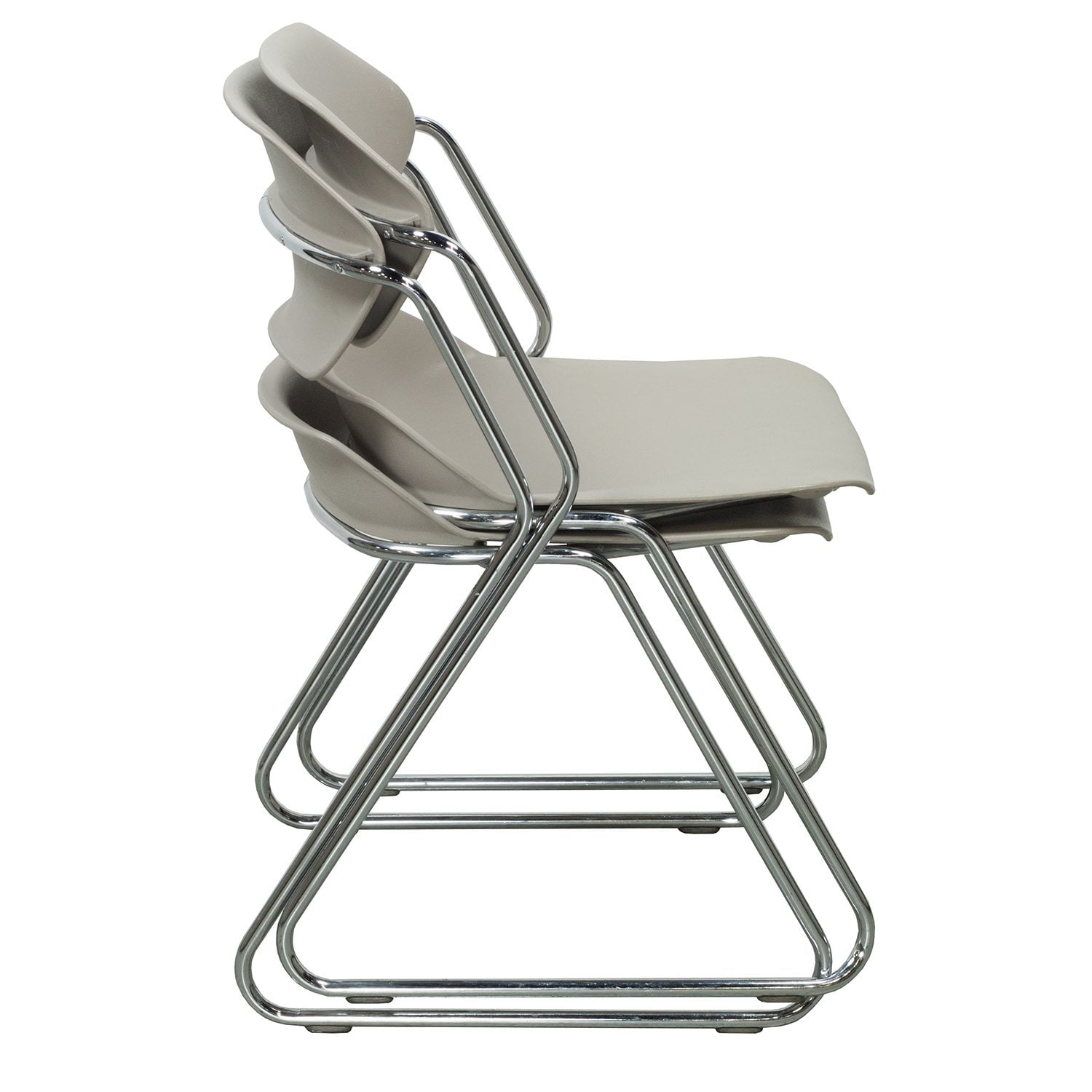 American Seating Acton Stacker Used Stack Chair, Tan National Office Interiors and Liquidators