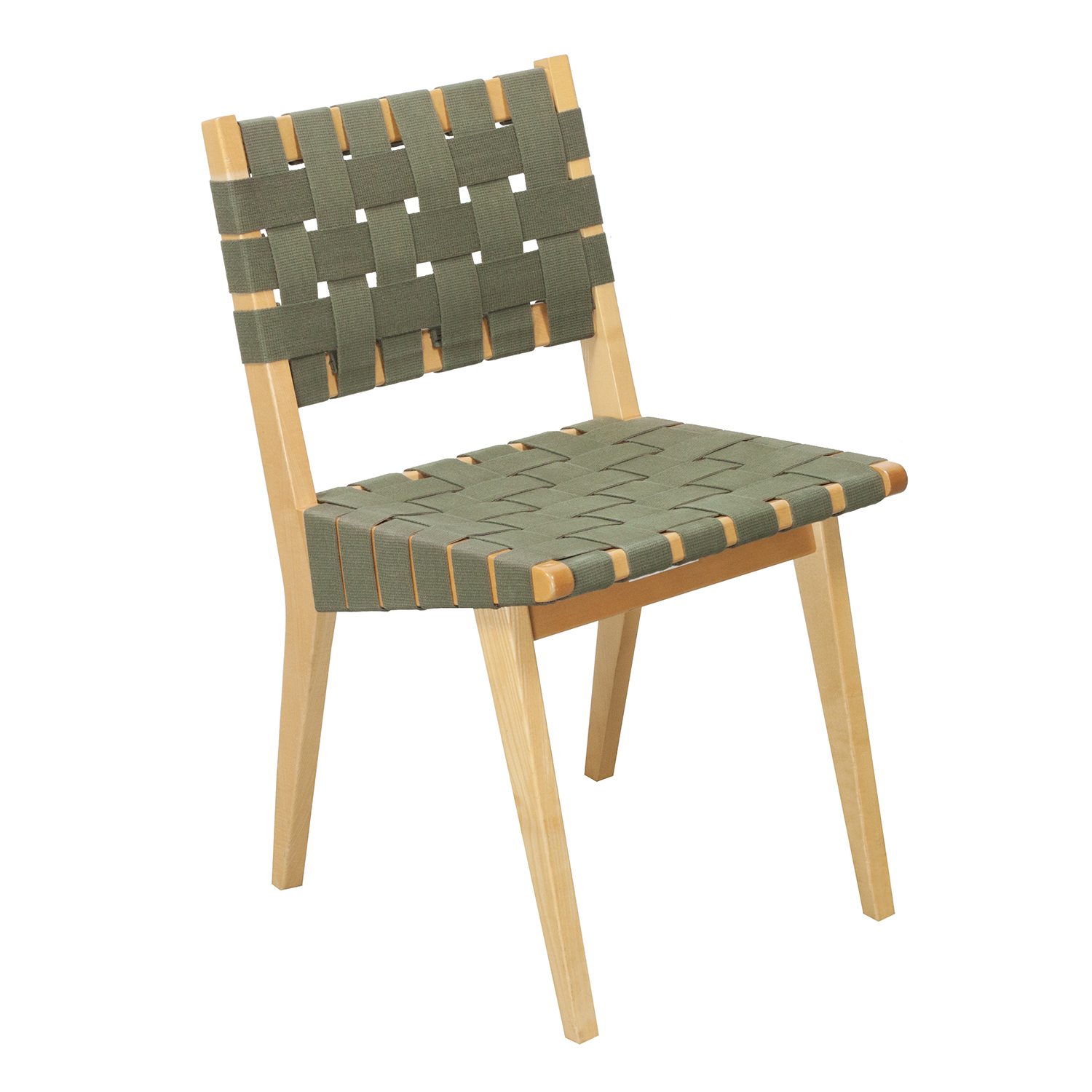 Knoll Risom Used Side Chair, Green National Office Interiors and