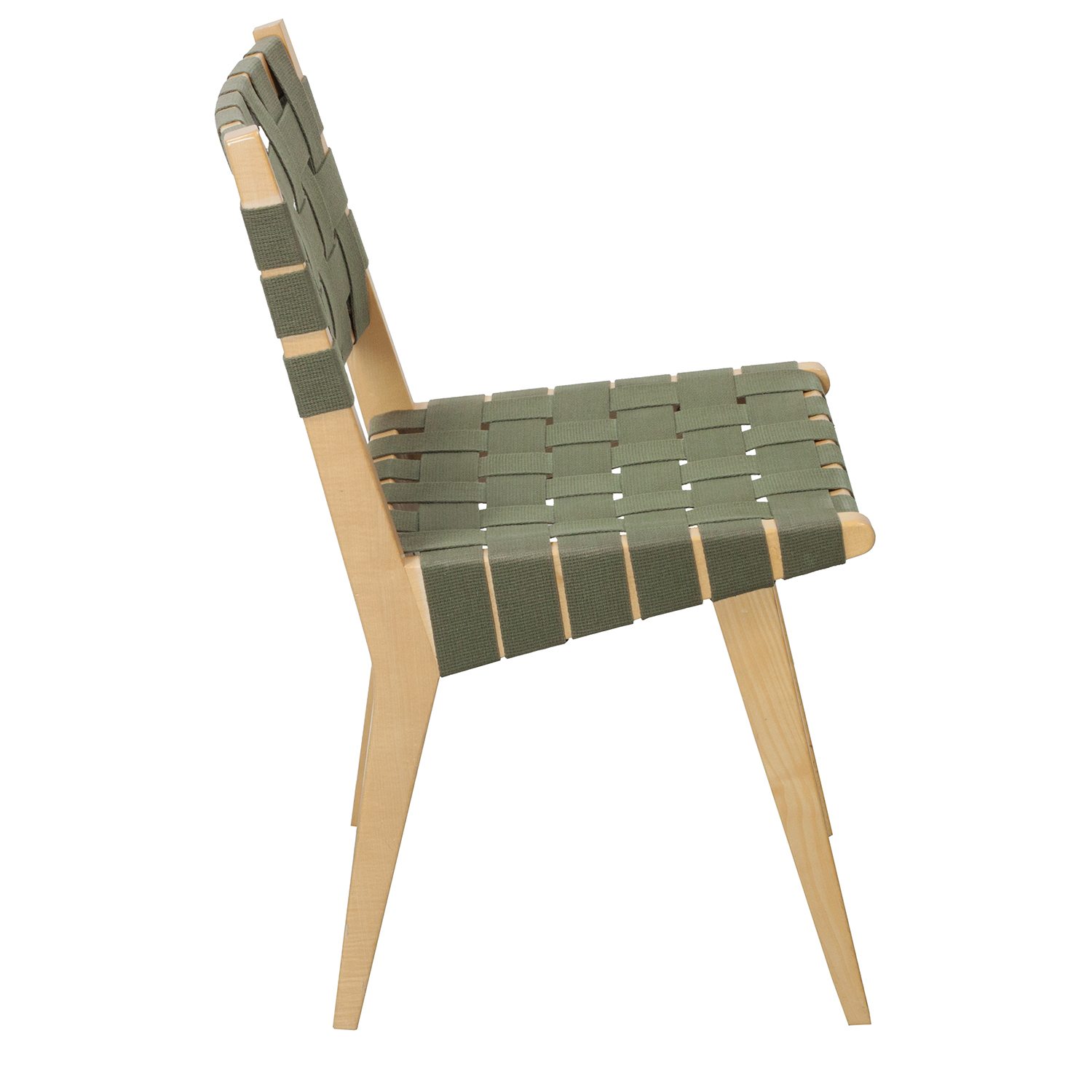Knoll Risom Used Side Chair, Green National Office Interiors and