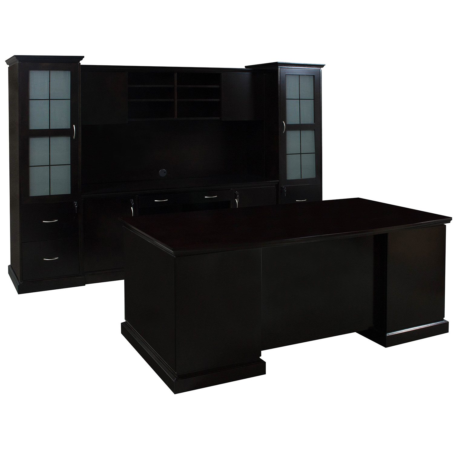 Cambridge Executive Office Set, Espresso National Office Interiors