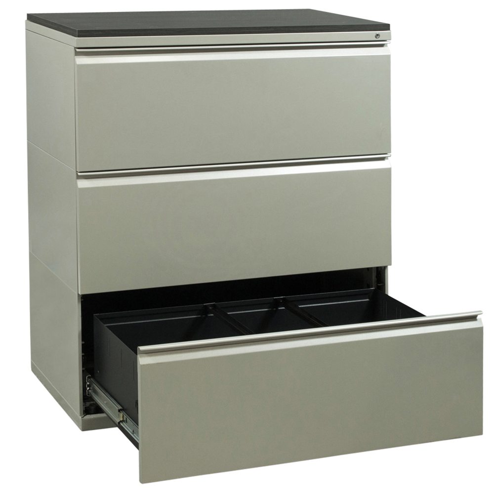 Herman Miller Meridian Used Putty 3 Drawer 36 Inch Lateral ...