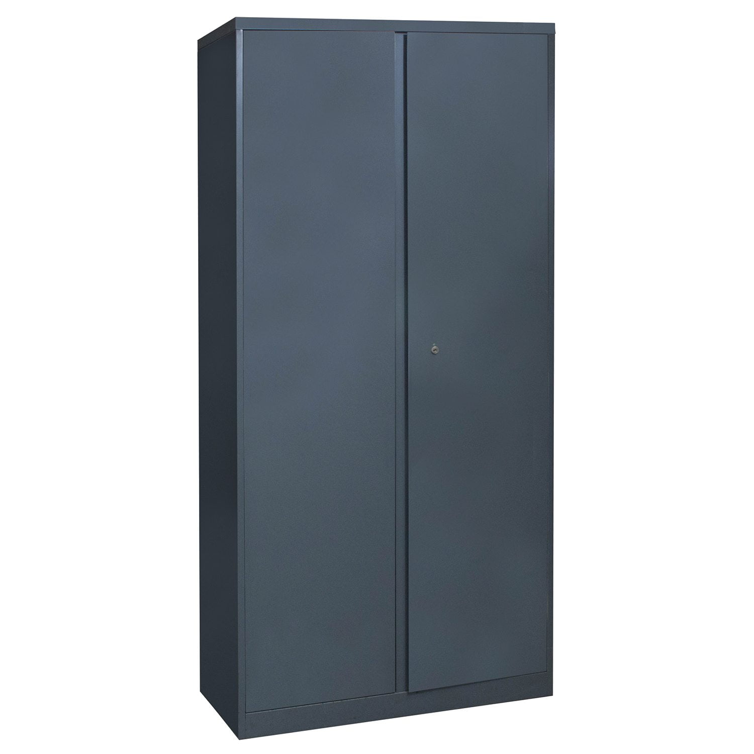 Steelcase Used 80 Inch Storage Cabinet, Gray - National Office ...