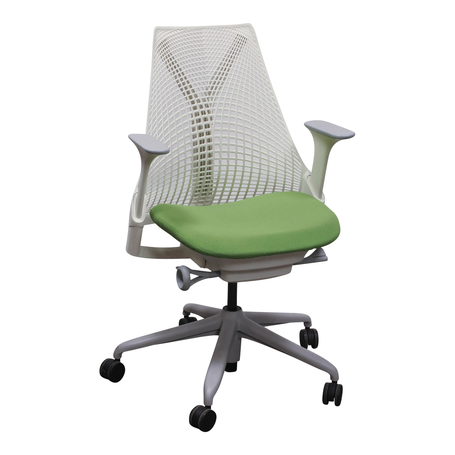 Green Herman Miller Aeron Cover Swivel Chair Herman Miller Green