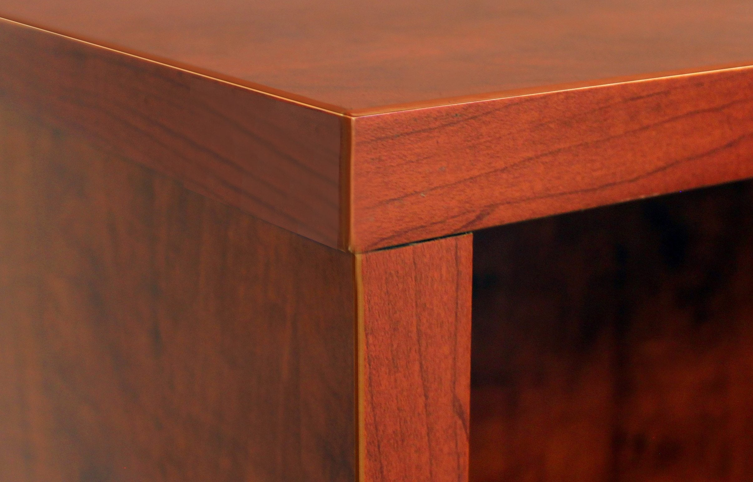 Cherry laminate Used 5 Shelf Bookcase National Office Interiors and