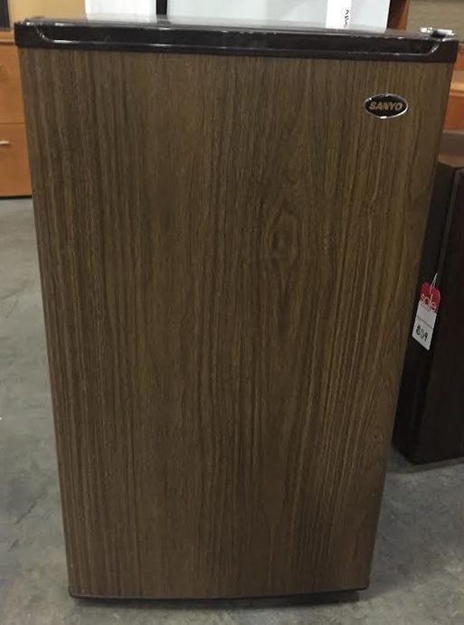 Medium Sanyo Used Refrigerator, Wood National Office Interiors and
