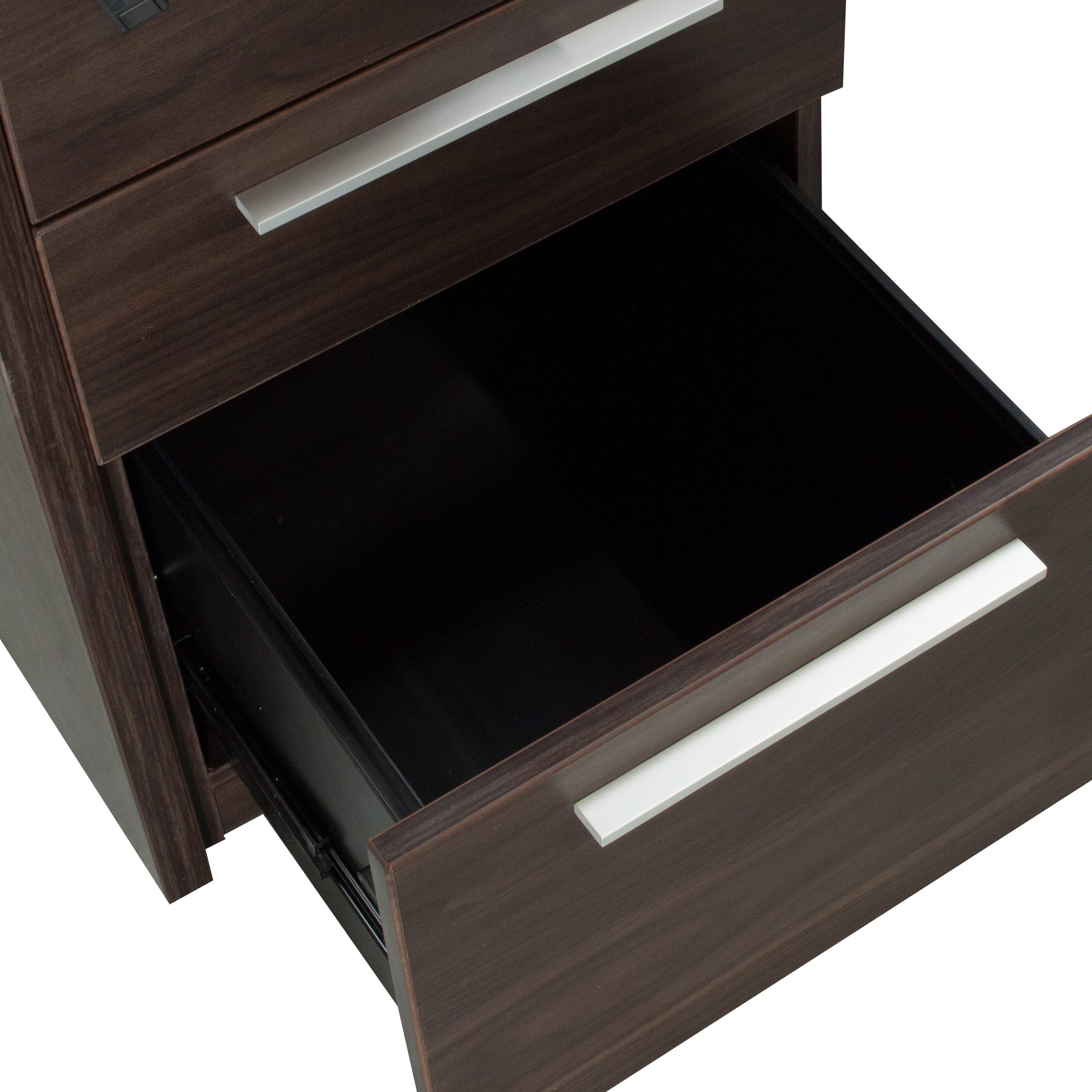 Denmark Deluxe Laminate Pedestal Box Box File Upgrade, American Walnut ...