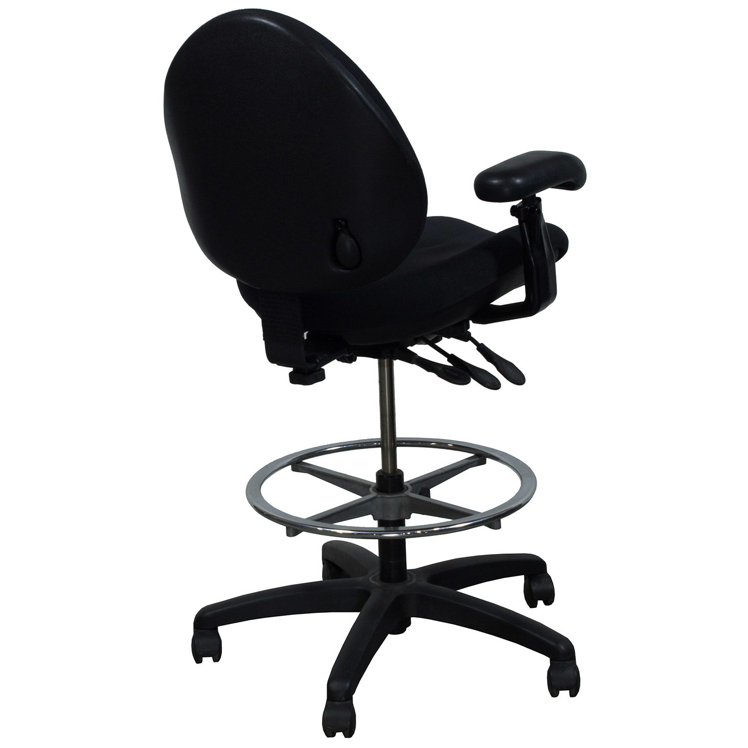 Body Bilt J757 Used Drafting Stool, Black National Office Interiors