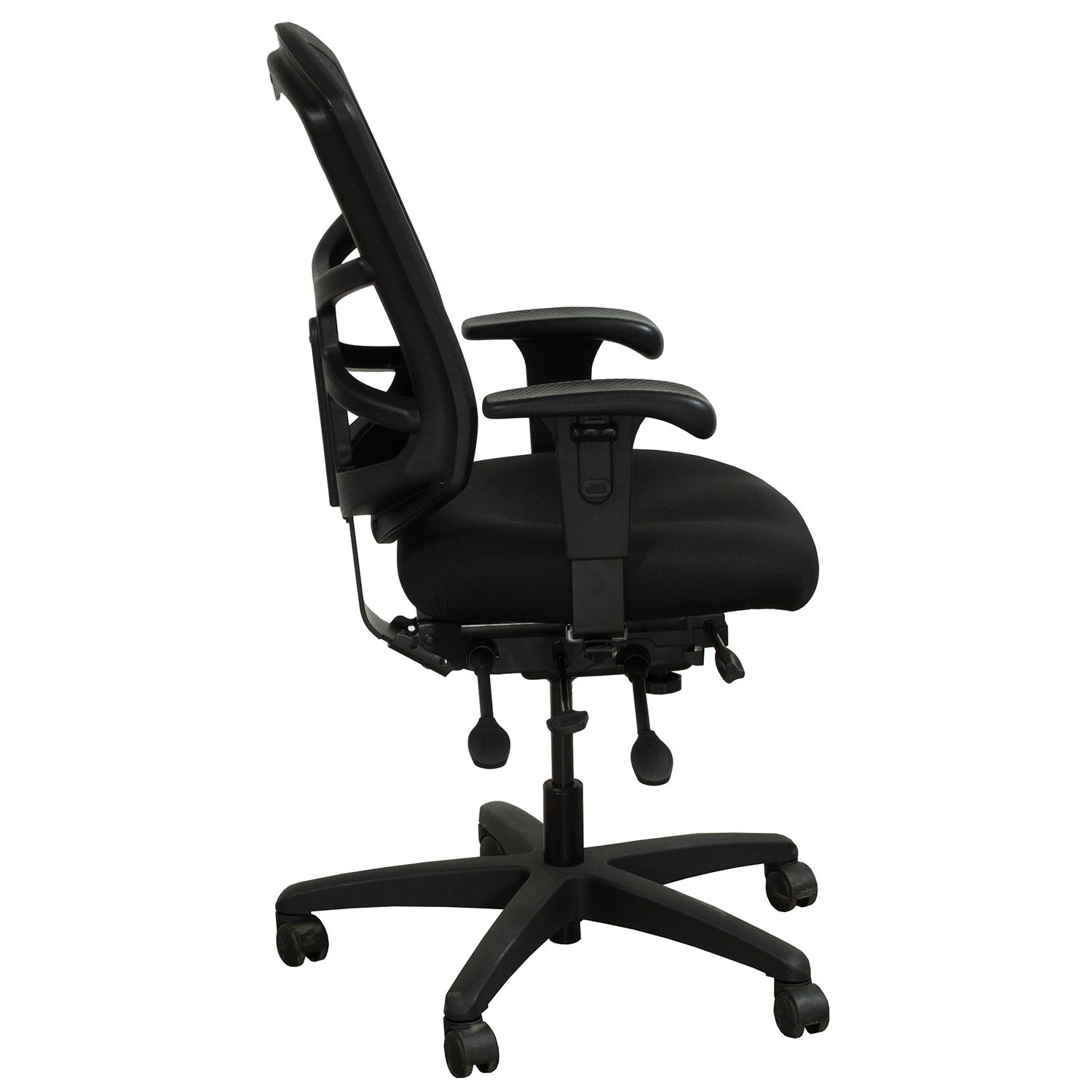 Office Master YS88 Used Mesh Back Task Chair, Black National Office