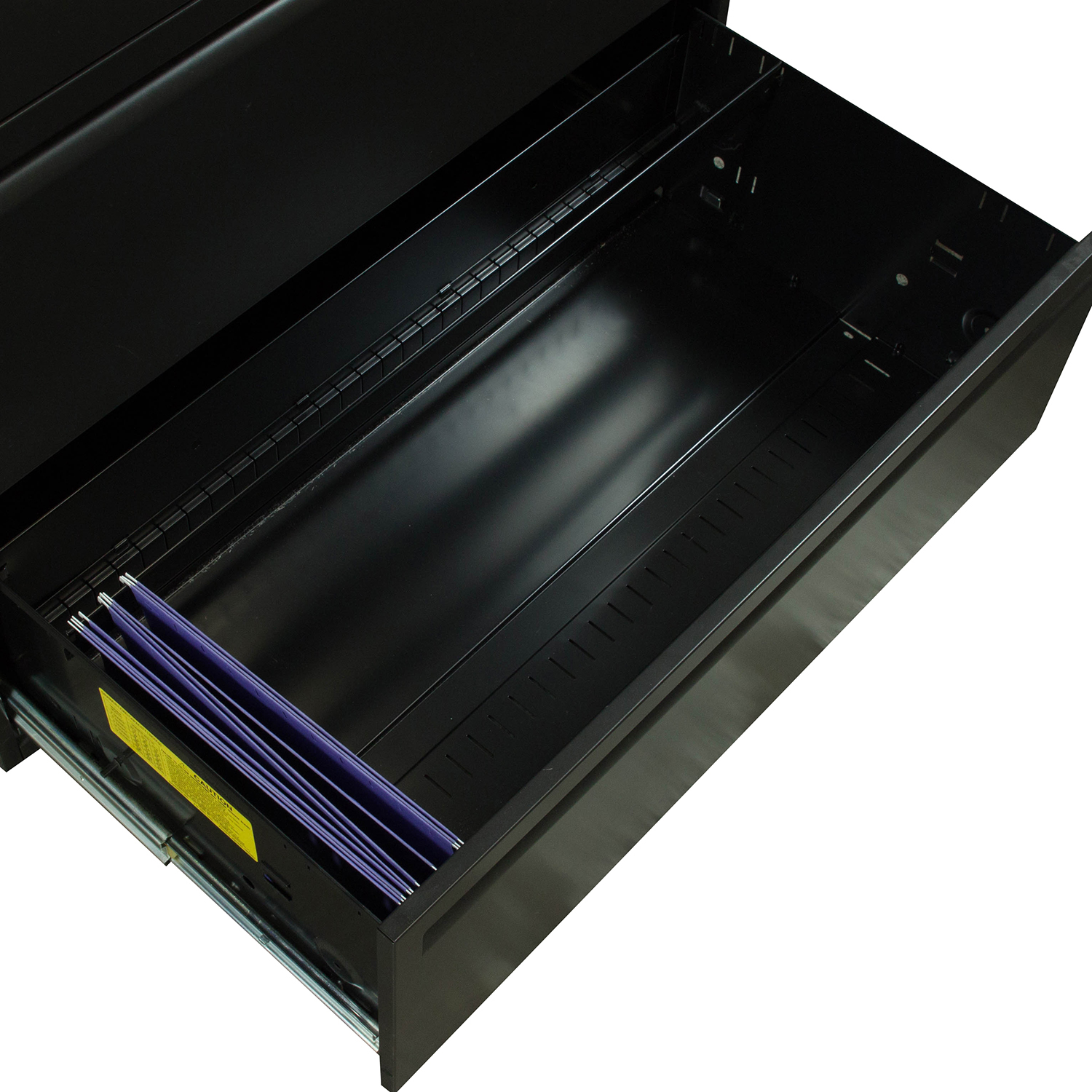 Haworth Used 4 Drawer 36 Inch Lateral File, Dark Gray National Office