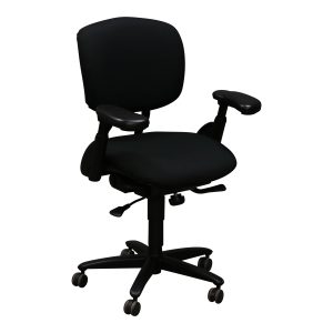 Haworth Improv HE Series Used Task Chair, Black