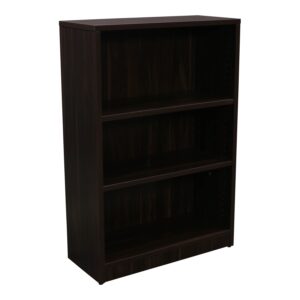 Denmark Laminate 47 In 3 Shelf Bookcase, American Walnut