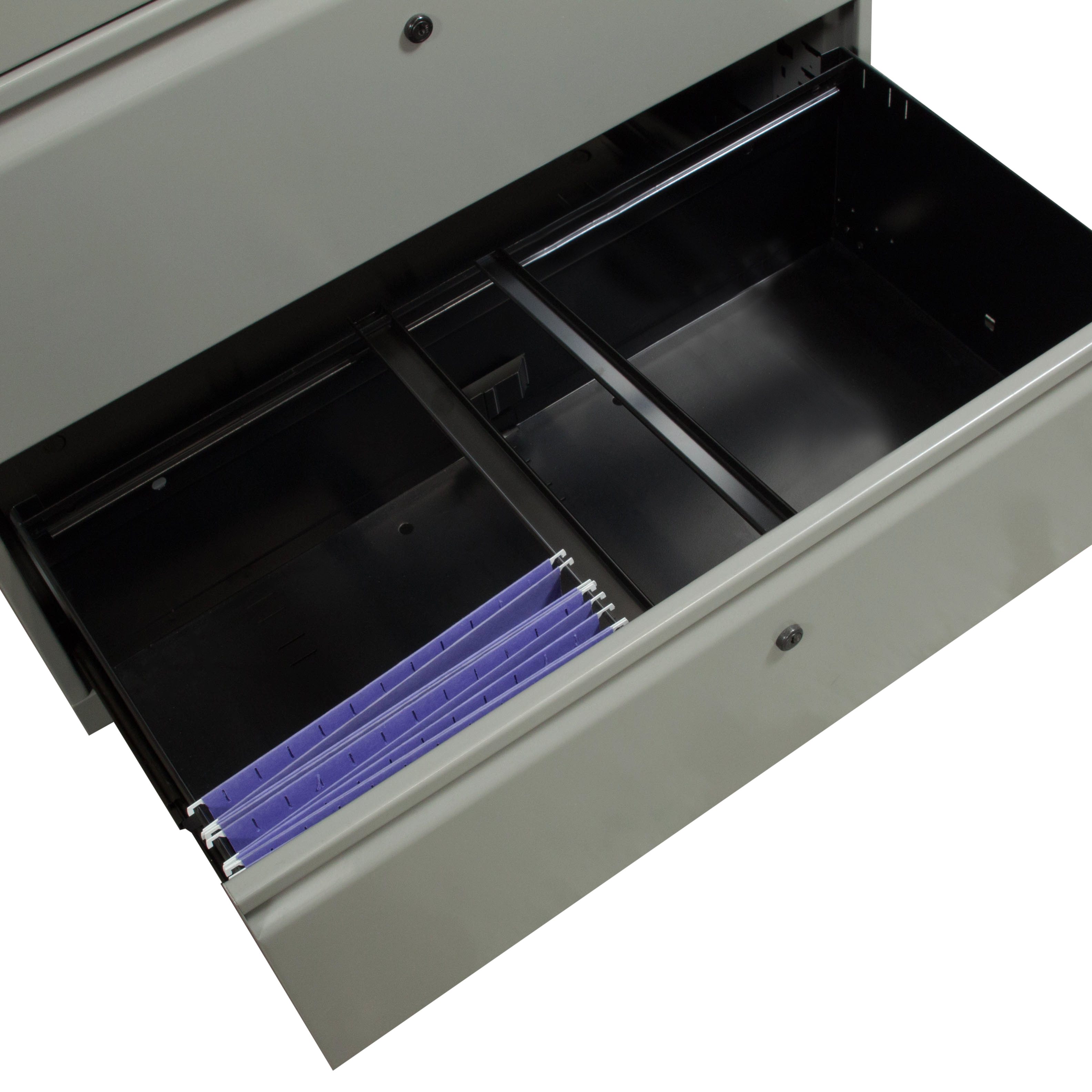 Knoll Used 5 Drawer 30 Inch Lateral File, Gray National Office