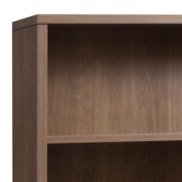 Hon Used 5 Shelf Laminate Bookcase, Walnut National Office Interiors