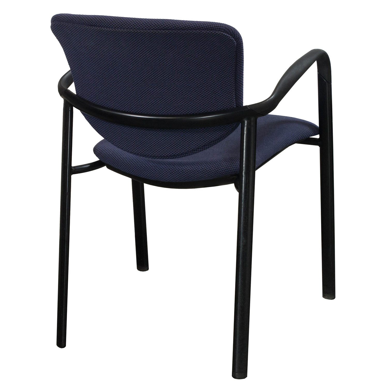 Haworth Improv Used Stack Chair, Purple Checker - National Office ...