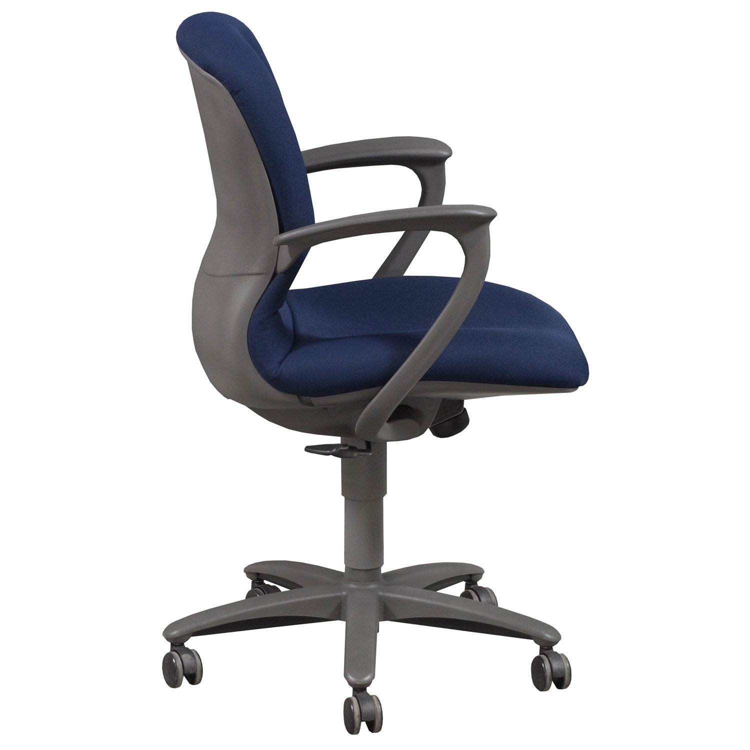 Haworth Improv Desk Used Conference Chair, Blue - National Office ...