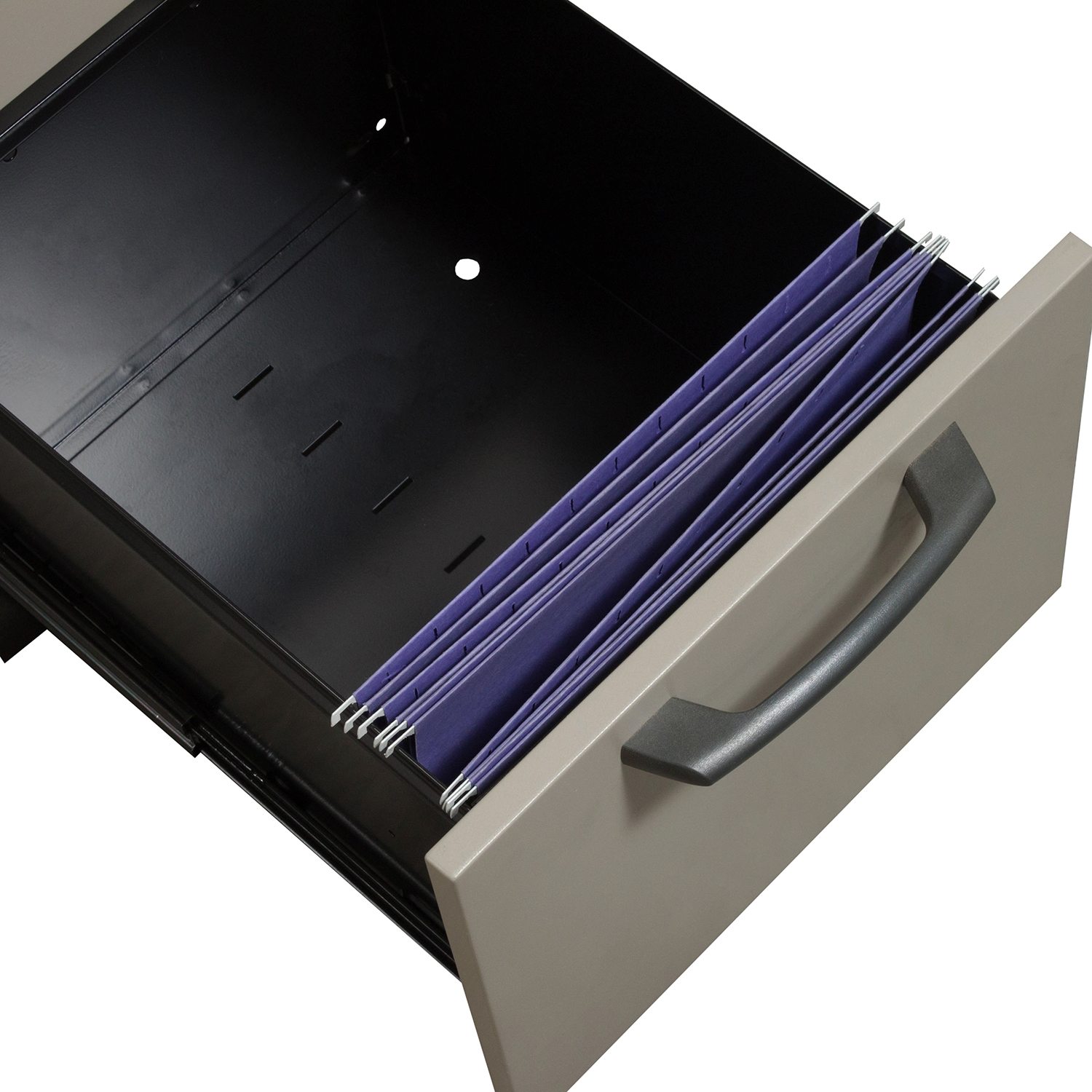 Knoll Used Box File Mobile Pedestal, Putty with Cushion Top National