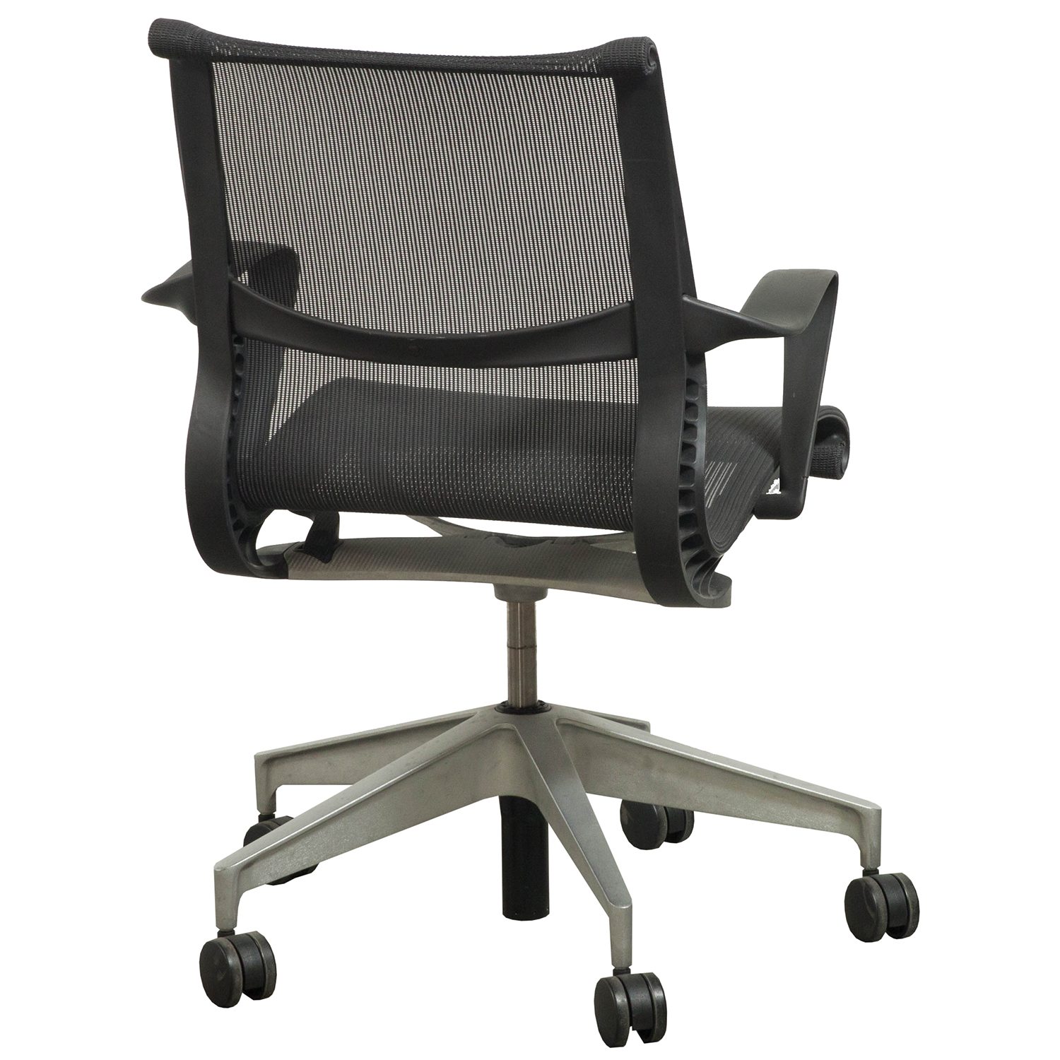 Herman Miller Setu Used Mesh Conference Chair, Charcoal ...