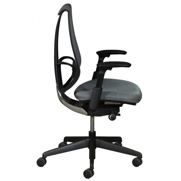 Sabrina Task Chair Teknion Sabrina Used Mesh Back Task Chair, Silver - National Office ...