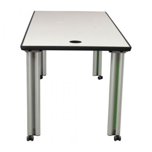 Knoll Propeller Used 30x72 Mobile Training Table, Off White National