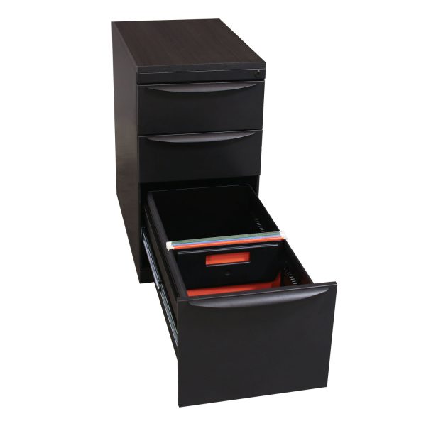 Box Box File Pedesral Haworth X Used Box Box File Pedestal with Laminate Gray Top, Charcoal ...