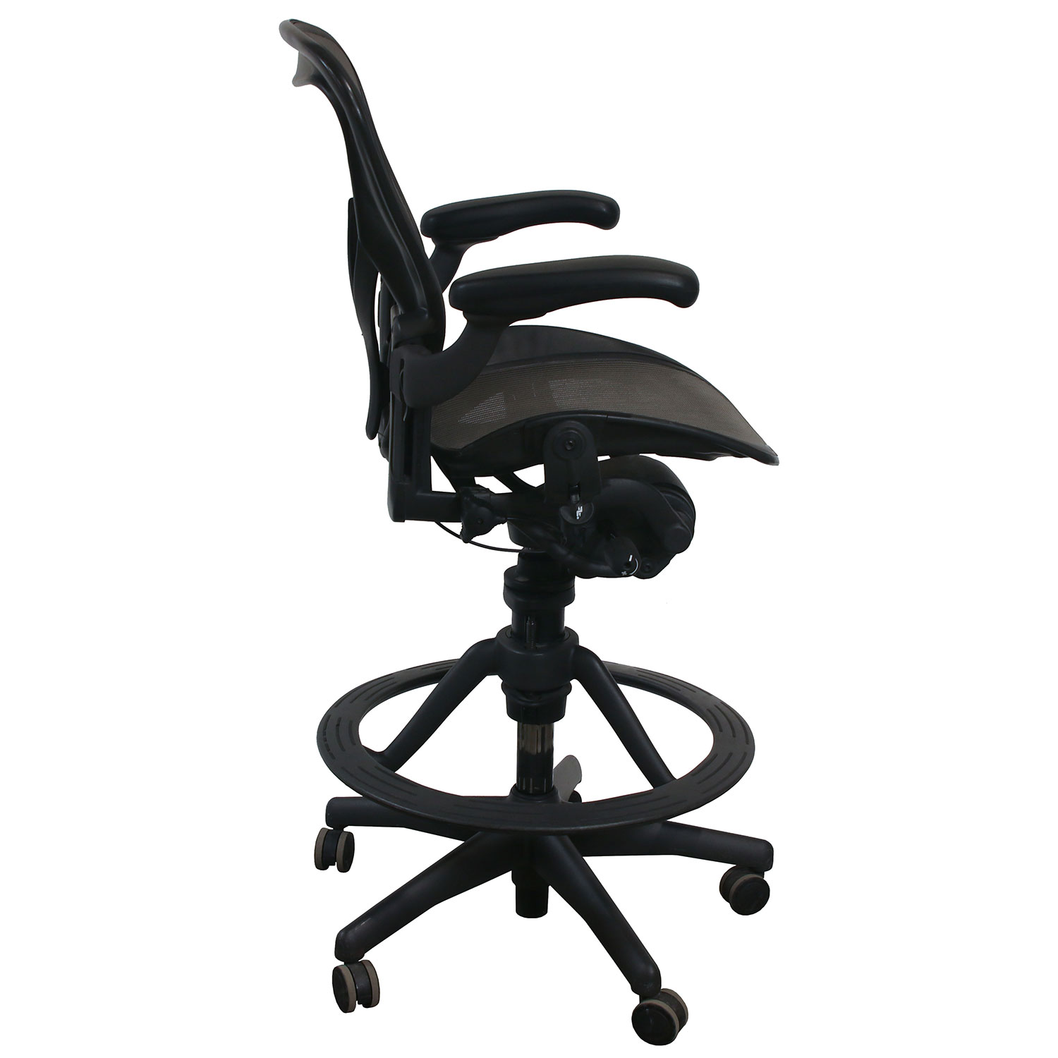 Herman Miller Aeron PostureFit Used Size B Stool, Lead National