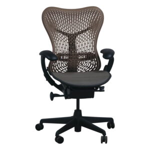 Herman Miller Mirra Used Mesh AirWeave Seat Task Chair, Cappuccino