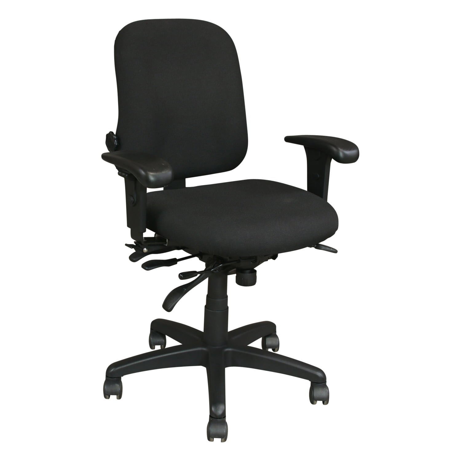 Office Master PT74 Used Task Chair, Black - National ...