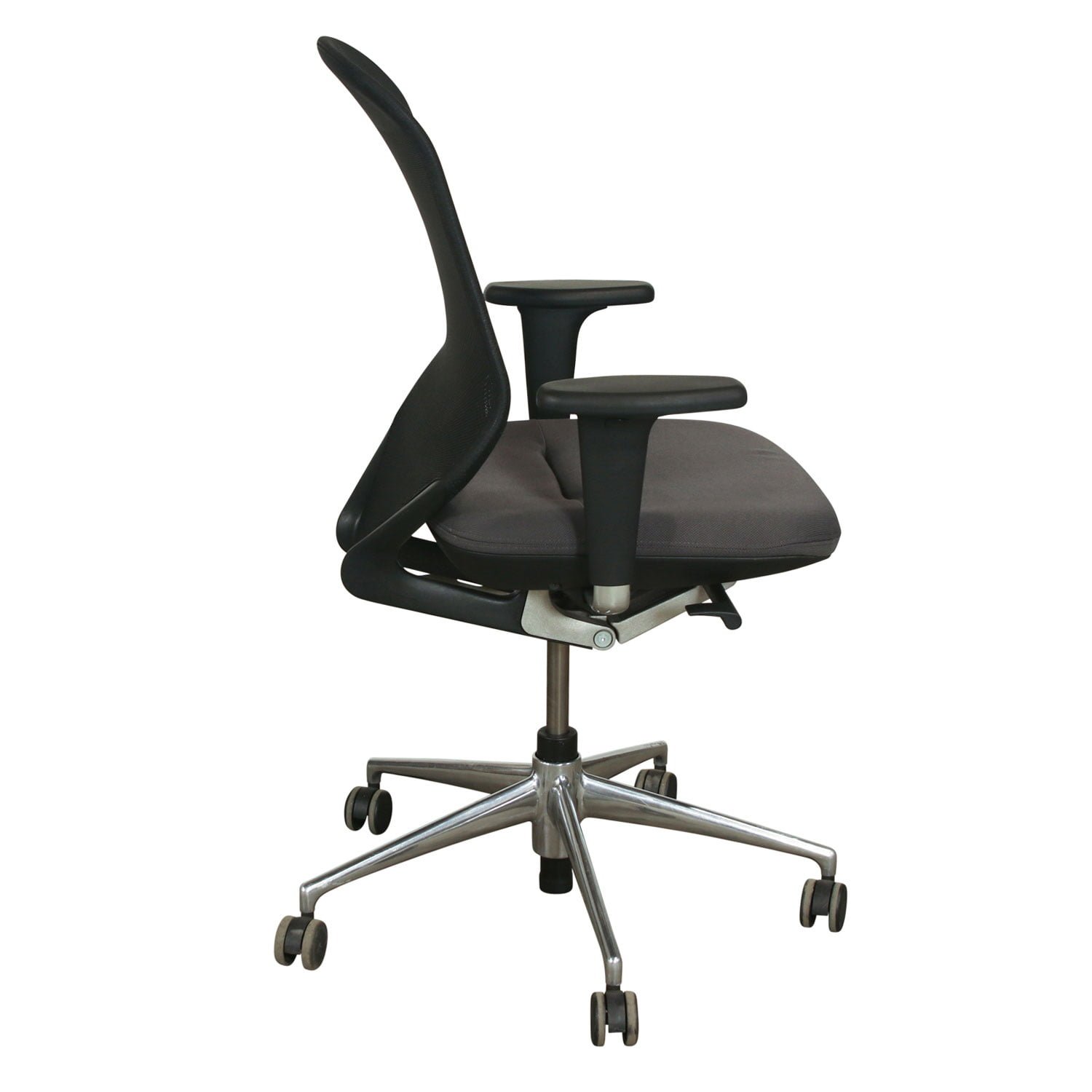 Vitra Meda Used Mesh Back Task Chair, Gray and Black National Office Interiors and Liquidators