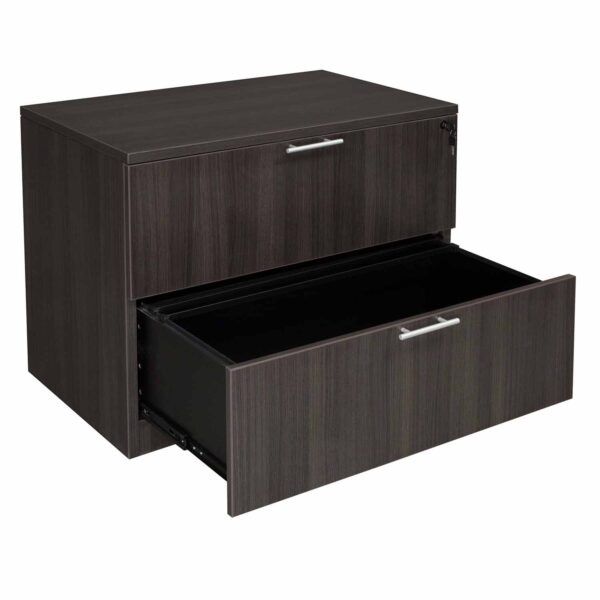 Everyday 2 Drawer 36 in Laminate Lateral File, Gray National Office