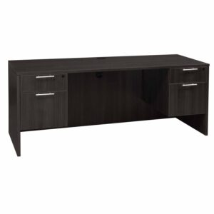 Everyday 24x72 Knee Space Laminate Credenza, Gray
