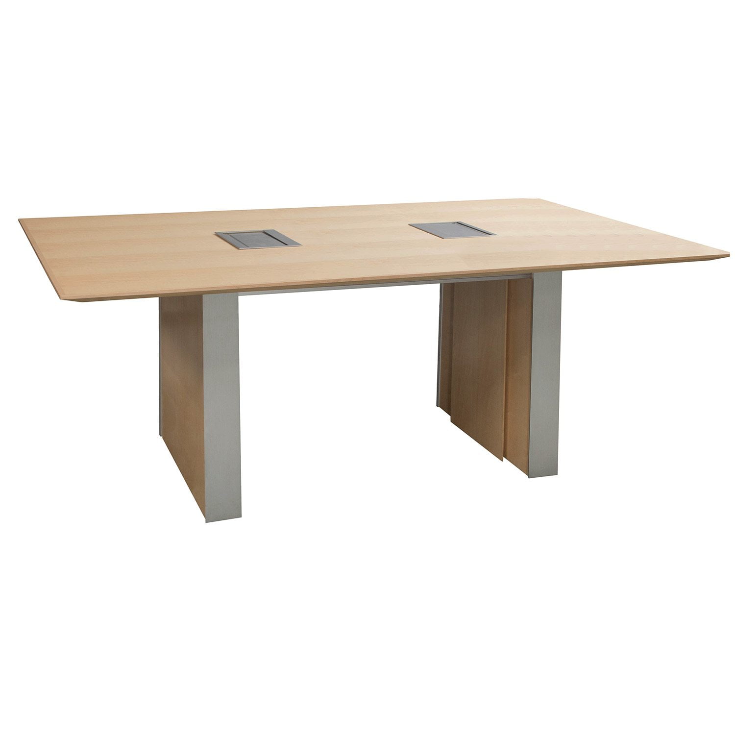Gunlocke Converge Used 42x72 Veneer Conference Table, Maple