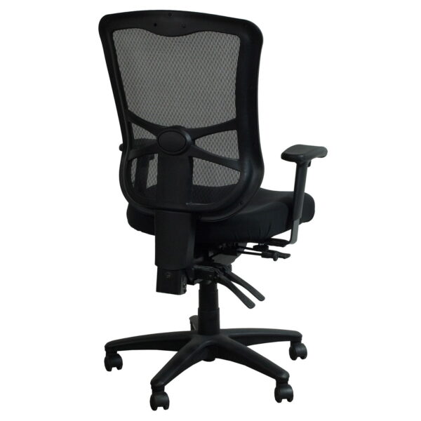 Alera Elusion Series Used Mesh High-Back Chair, Black - National Office