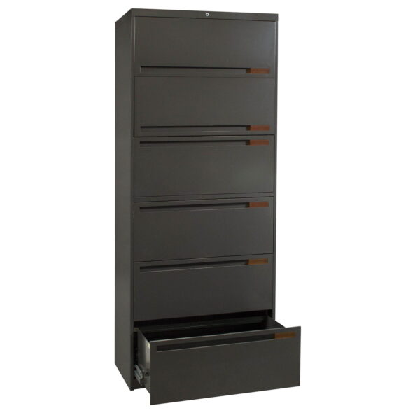 Allsteel Essentials 6 Drawer Gray Used Lateral File 30 Inch - National