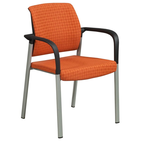 Allsteel Relate Used Stack Chair, Orange - National Office Interiors