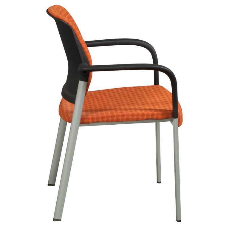 Allsteel Relate Used Stack Chair, Orange - National Office Interiors