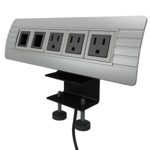 Byrne Assemble Used Relocatable Power Tap, Silver