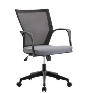 Bay by goSit Mesh Back Task Chair, Gray and Black