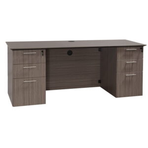Catalina Laminate Straight Knee Space Credenza, Drift