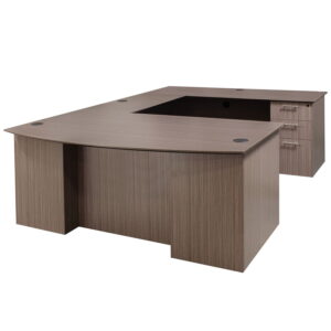 Catalina Laminate Straight Right Return U-Shape Desk, Drift