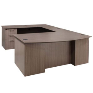 Catalina Laminate Straight Left Return U-Shape Desk, Drift