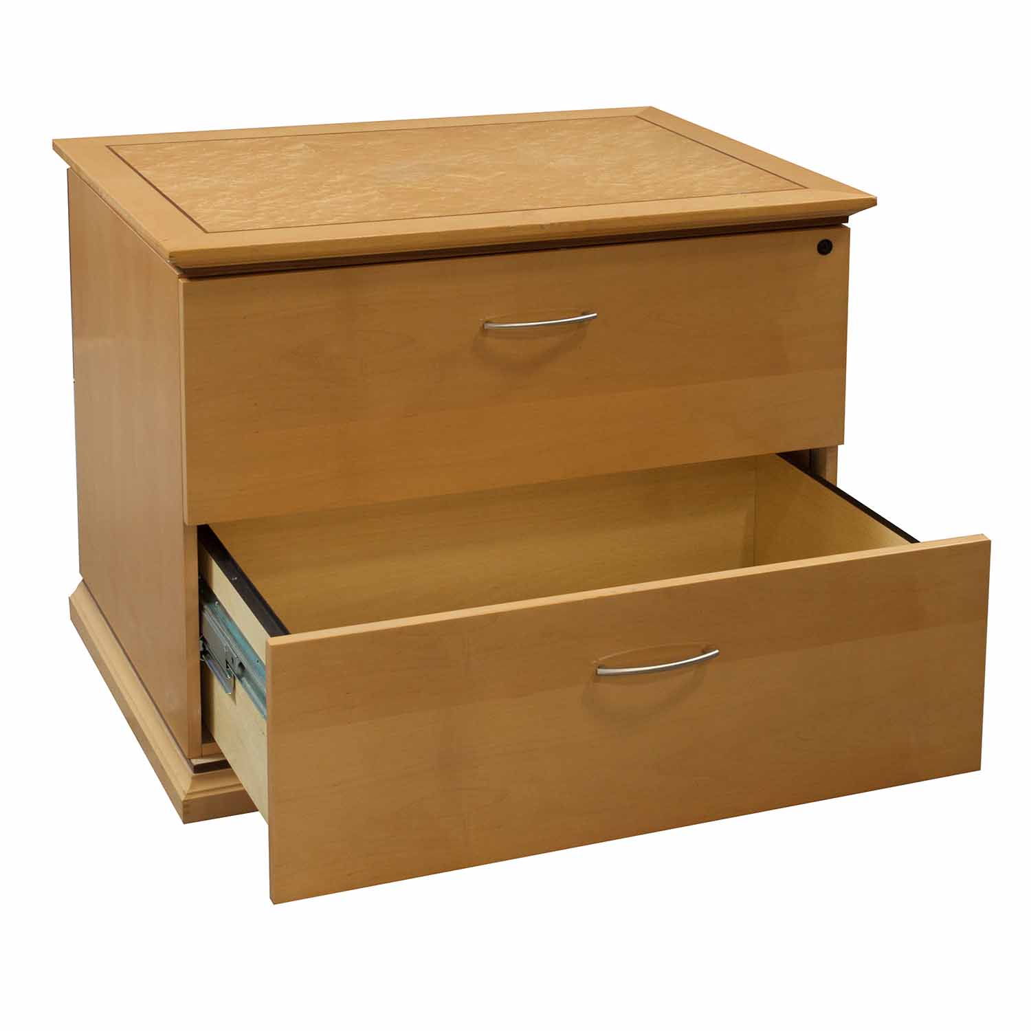 Cherryman Used 2 Drawer 36 Inch Lateral File, Light Cherry National