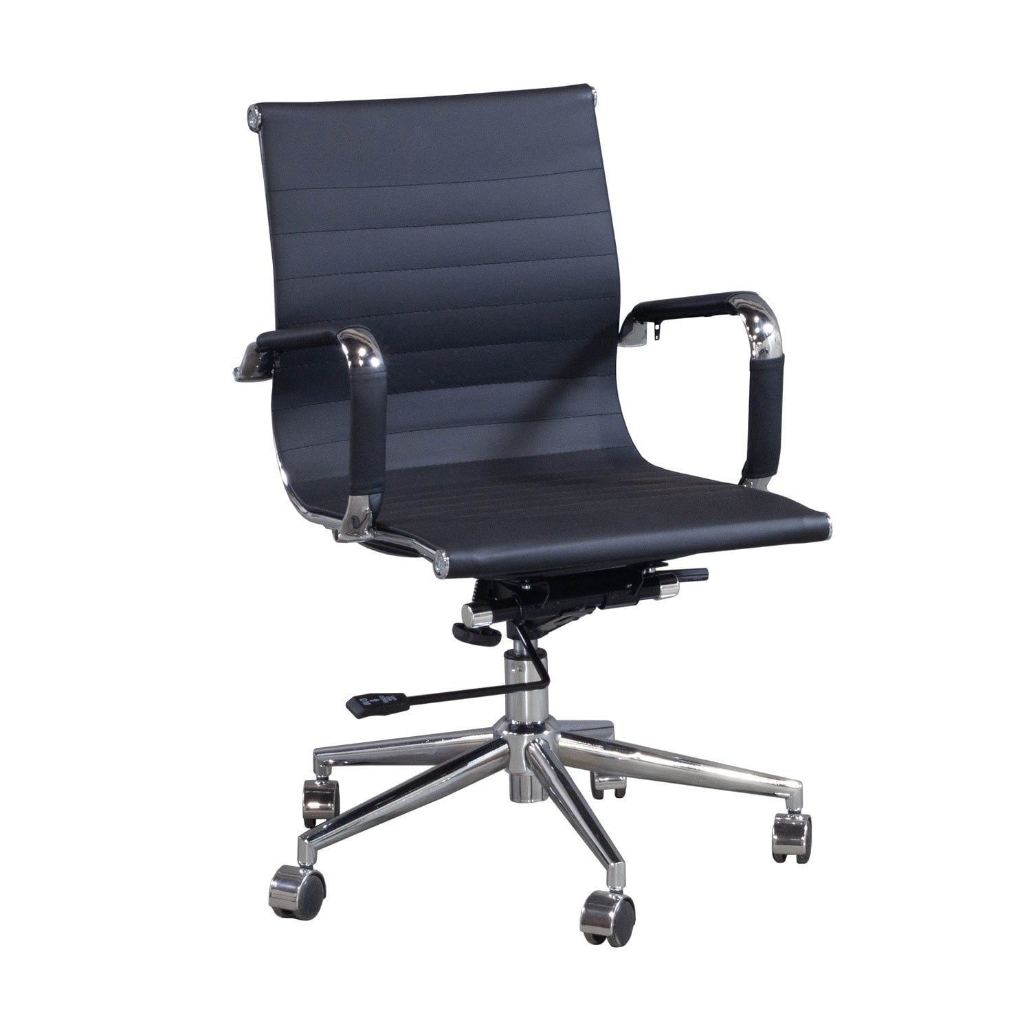 Cordelia by goSIT New Modern Executive Mid-Back Chair, Black
