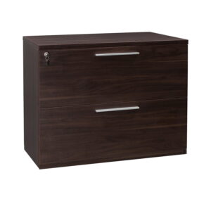 Denmark 24 x 36 Laminate 2 Drawer Lateral File, American Walnut