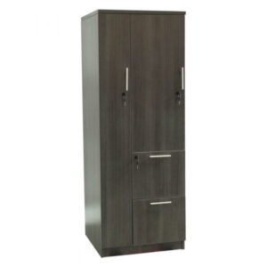 Everyday 65 in Laminate Left Wardrobe Cabinet, Gray