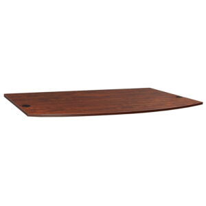 Everyday 36x72 Bow Front Desk Laminate Top Upgrade Only, Cherry