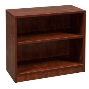 Everyday 30 in 2 Shelf Laminate Bookcase, Cherry