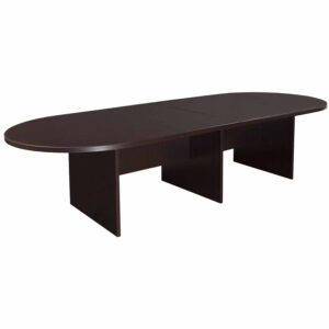 Everyday 10 Foot Laminate Racetrack Conference Table, Espresso