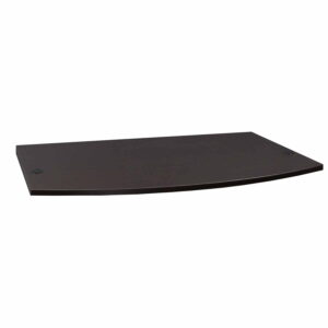Everyday 36x72 Bow Front Desk Laminate Top Upgrade Only, Espresso